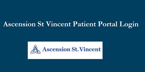  View upcoming appointments. . Ascension st vincent patient portal login